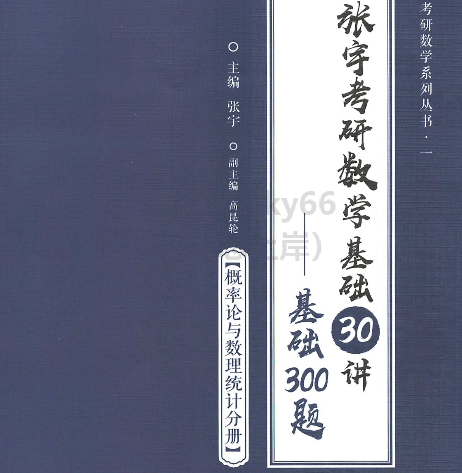 2024张宇数学基础30讲-基础300题 概率.pdf