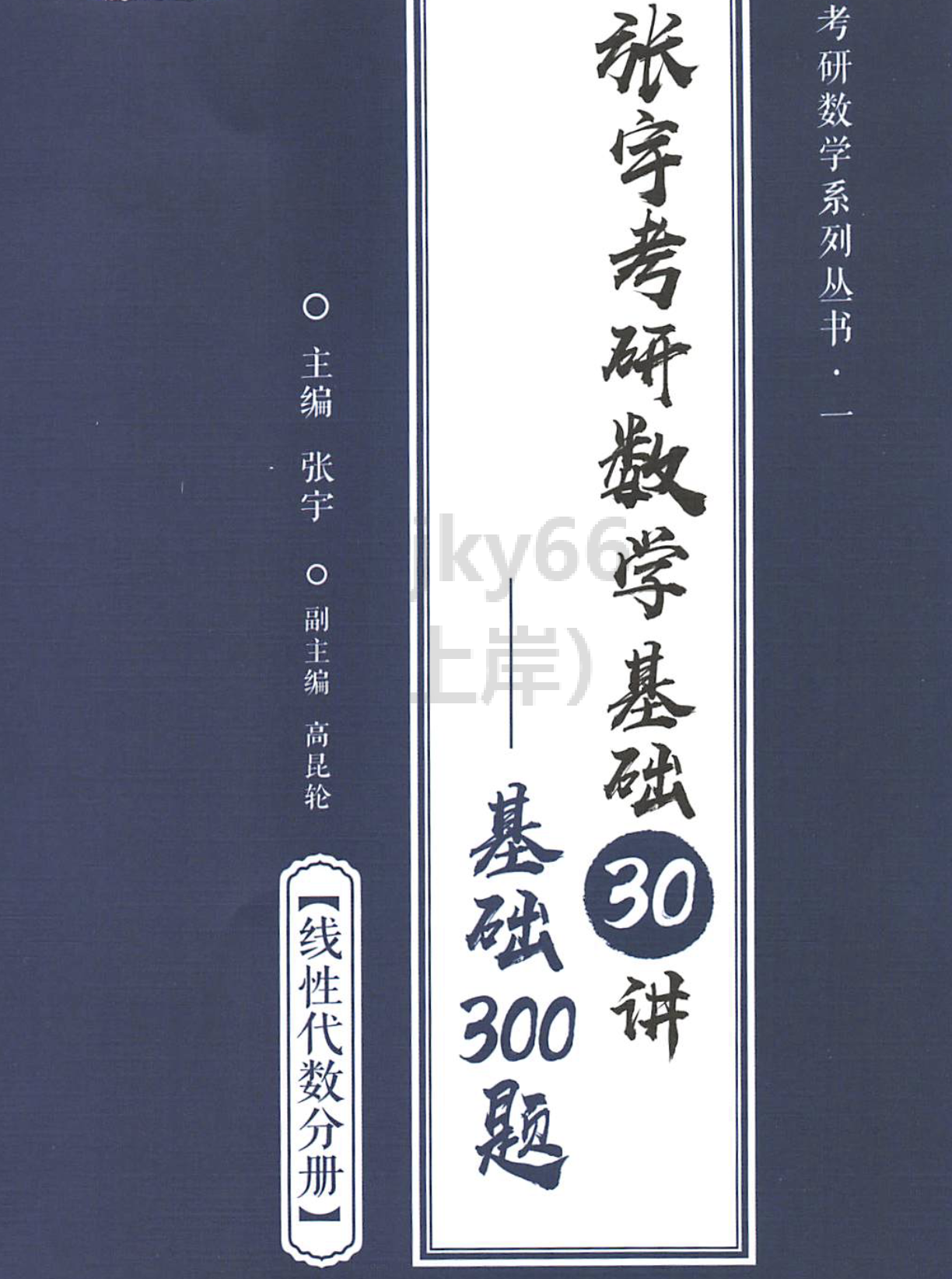 2024张宇数学基础30讲-基础300题 线代.pdf
